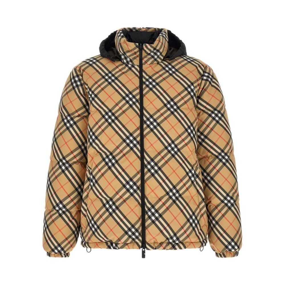 Burberry Beige Polyester Shell Men's Jacket
